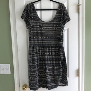 Sundress in boho Geometrical pattern size XXL
